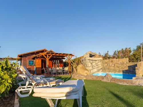 Casa Noray El Palmar- Swimming pool with water jets