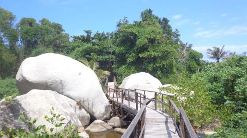 Hotel Jasayma dentro del Parque Tayrona