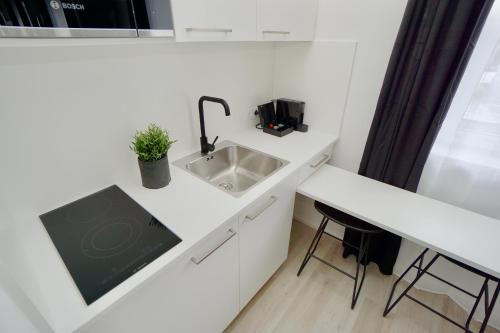 ห้องครัว, Motel by Maier Götzis- kontaktloser Check-in (Motel by Maier Gotzis- kontaktloser Check-in) in กอทซิส