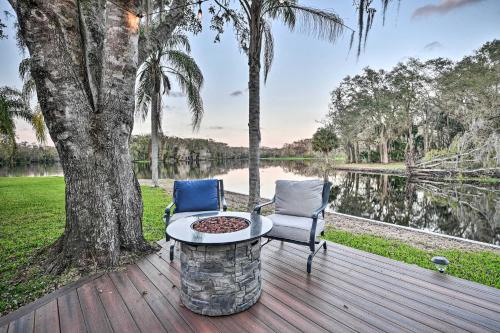 Riverfront DeLand Home with Pool, Near Daytona!