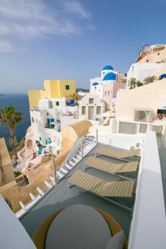 Altan/terrasse, Vogue Suites in Santorini