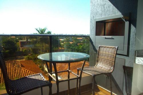Balcony/terrace, Hermoso Monoambiente ZV210, Edif Zetta Village Airport in Mariano Roque Alonso