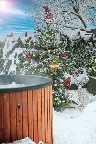 Domek w gorach - Prywatne Jacuzzi, Sauna, Grota Solna - PANORAMA CHELM SKI&SPA - Myslenice