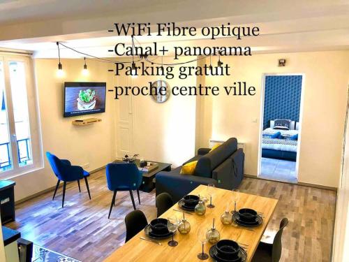 Le Black and Wood, proche centre, parking gratuit. - Lailly