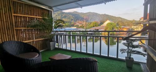 Terrazzo/balcone, Hideout Hostel in Ko Pha-ngan