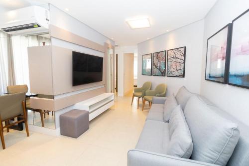 Boulevard 221D - Excelente apartamento em condomínio de luxo no centro de Bombinhas - Piscina - Jacuzzi - Academia - Portaria 24h