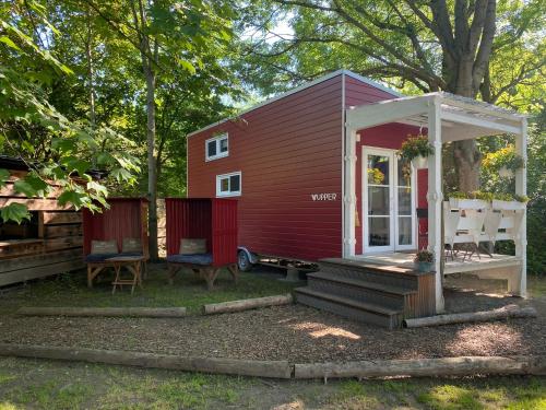 Tiny House Wupper im PIER9 Tiny House Hotel in Hamm, Deutschland