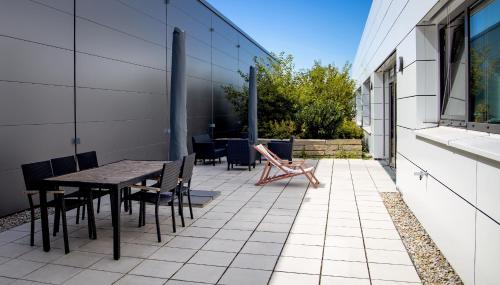 Erkély/terasz, Hotel Garni Fischerfleck in Ismaning near Munich in Ismaning