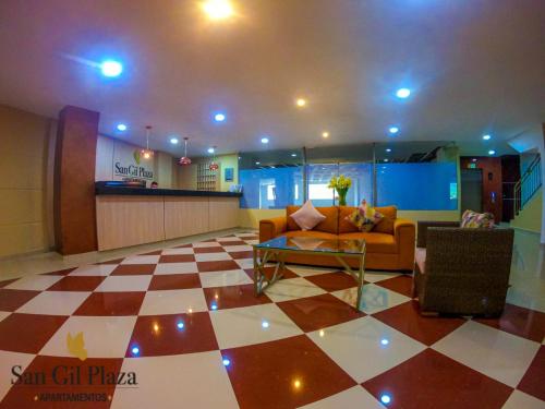 Lobby, Apartahotel San Gil Plaza in San Gil