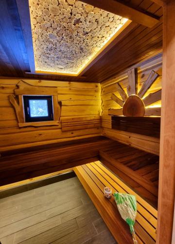 Sauna, Atpūtas māja Kaktiņi Rīga (Atputas maja Kaktini Riga) in Tīnūži