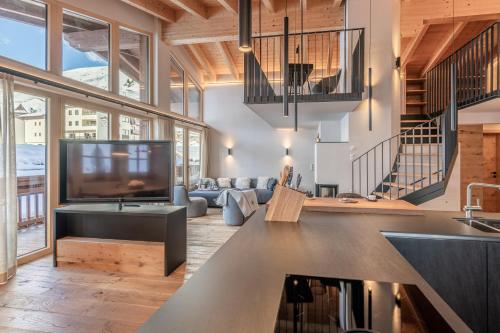 Koplietošanas atpūtas telpa ar TV, Weinleinshof Appartements in Venta