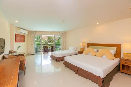 1 double bed