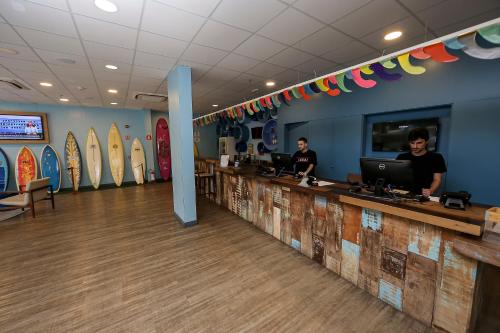 Lobby, Delphin Surf Hotel in Guaruja