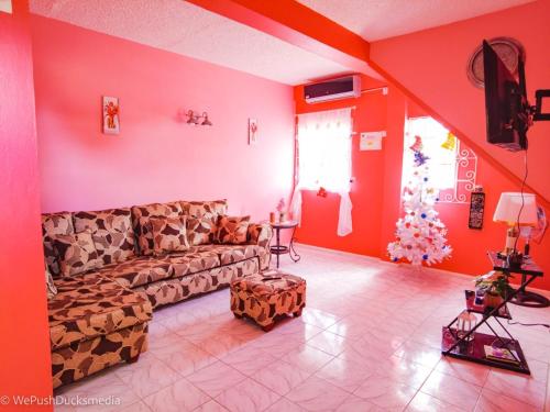 ห้องส่วนกลางสำหรับนั่งเล่น/ดูทีวี, Coco Rose Apartments in โซเฟรียร์
