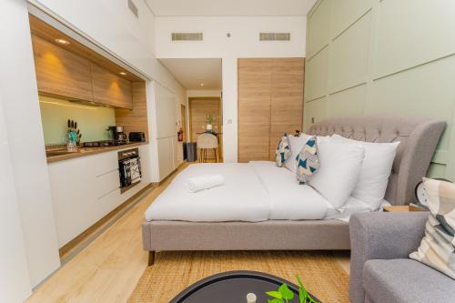 FAM Living - Marina Marvel - Studio Apartment with Breathtaking Views in Studio One Tower, Dubaj (fotografie 8)