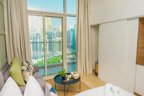FAM Living - Marina Marvel - Studio Apartment with Breathtaking Views in Studio One Tower, Dubaj (fotografie 6)