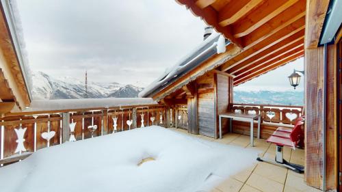 Balcony/terrace, Terrasses du Paradis 7A LUXE & CENTER apart 8 pers in Nendaz City Center