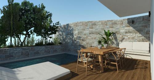 Swimming pool, Rainbow Apartments in Malia