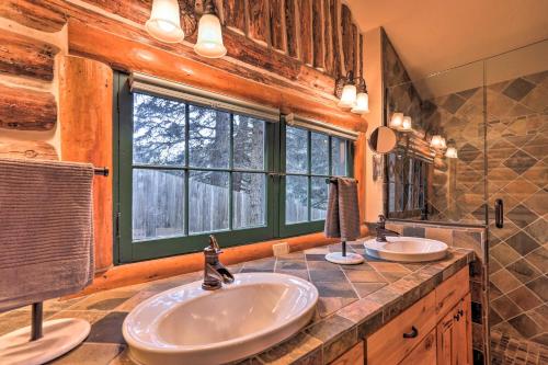 Bathroom, Dreamy Creekside Cabins with 4 Acres and Views in Brook Forest