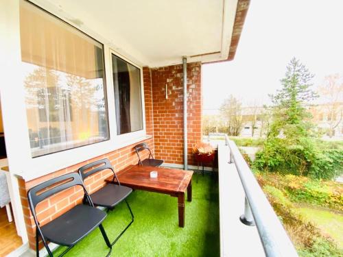 HannoverMesseApartment 2 bedroom, Balcony with garden view, Hannover (fotografie 9)