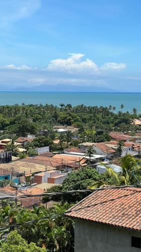 Pé na areia