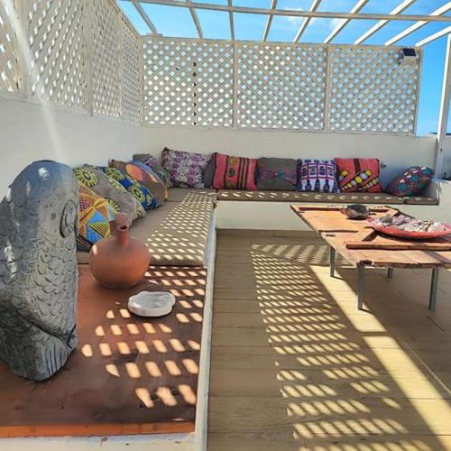 Balkon/Terrasse, Casa Djarmai Boutique Apartments in Vila do Maio