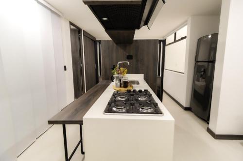 Kitchen, Casa Garcia Rent Home in Guatape