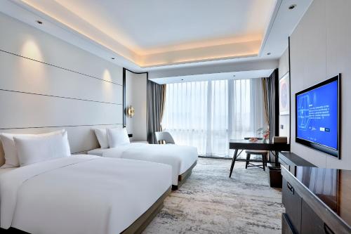 Yindu Hotel Yiwu Room Type - Deluxe Twin Room