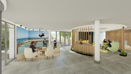 Lobby, Aquamaris Strandresidenz Rugen in Breege