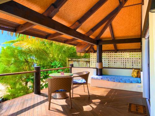 Balkon/Terrasse, Tamanu Beach in Aitutaki