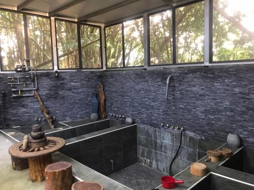 Hot tub, 瑜家 Yoga Home in Zhongpu Township