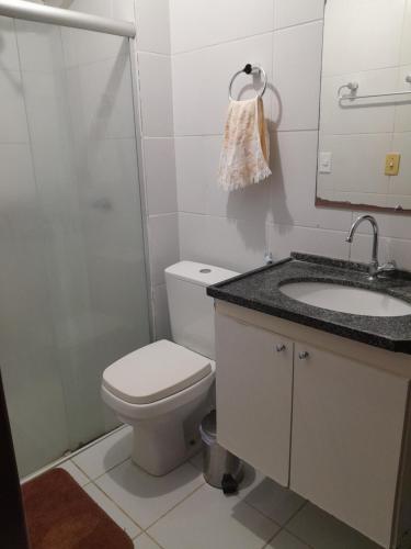 Bathroom, Apartamento 02 Quartos Climatizados - FEITOSA in Pessoa