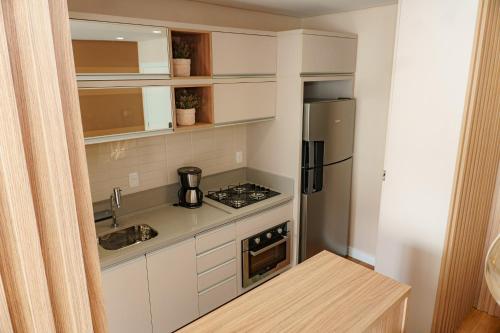 Kitchen, Lindo apartamento em Gramado in Carniel