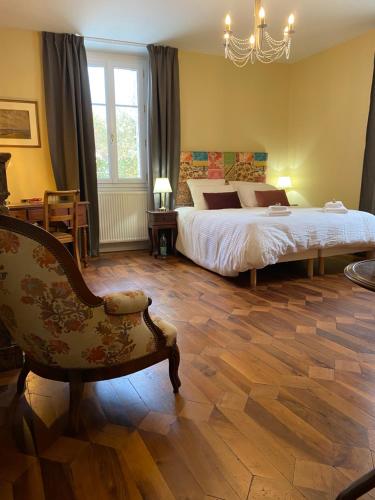 Chambre double avec 1 ou 2 lits, large