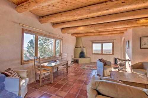 Southwest Home with 360-Degree Mtn View, Ski Nearby! in Arroyo Seco