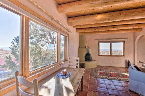 Southwest Home with 360-Degree Mtn View, Ski Nearby! in Arroyo Seco