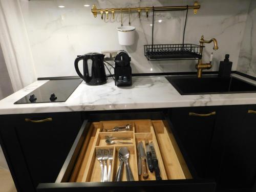 Kitchen, Brand New Studio 1 in Komotini