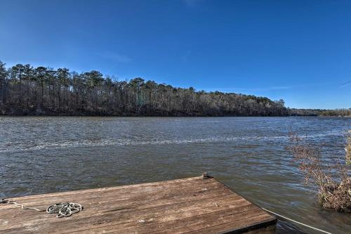 Lake Mitchell Vacation Home with Dock and Water Slide in Clanton, USA