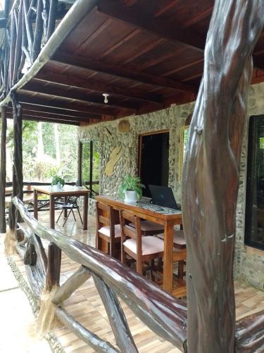 Balkons/terase, Cabaña Eco-Arte (Cabana Eco-Arte) in Ojochal