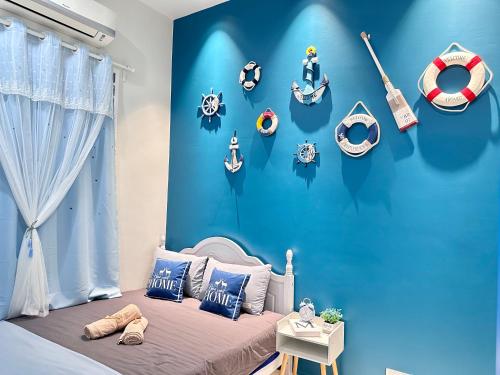 The Blue Memories Homestay near Bagan Lalang Beach