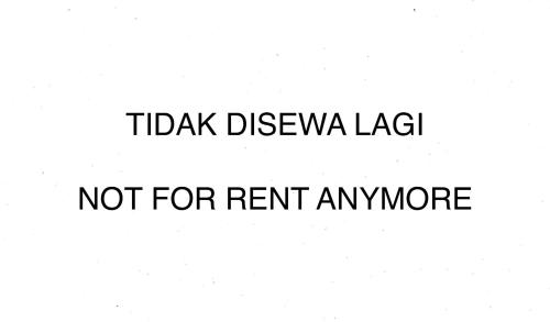 NOT FOR RENT aNYMORE