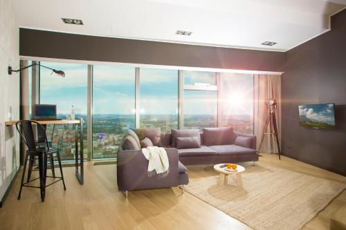 Suite with City View room in Apartamenty Sky Tower