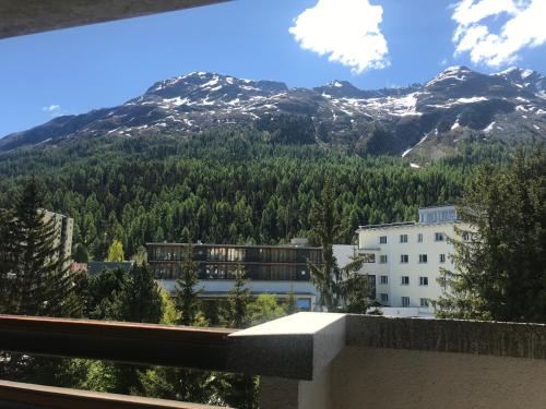 Studio,Panoramic view,Balcony,Parking in St. Moritz, Schweiz