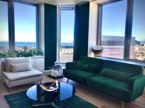 Central penthouse with spectacular sea and city views, Genua (zdjęcie 5)