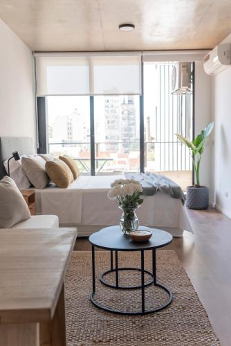 Moderno Monoambiente en Area Palermo A Estrenar Con Balcón y Vista Abierta