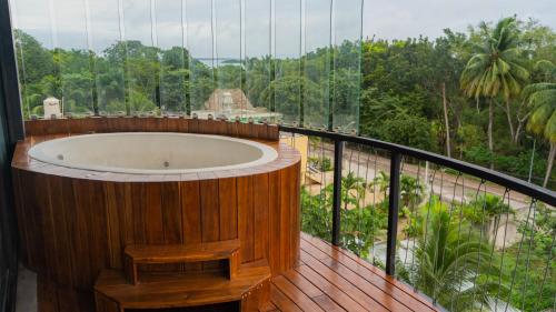 Balcony/terrace, Che Bacalar Hostel & Bar Adults Only in Bacalar