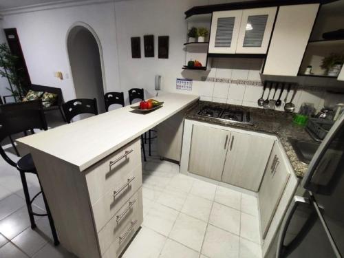 Condominio Nuevo Rodadero, wifi piscina parqueadero - 주방