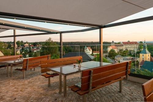 Kilátás, Hotel Zur Aussicht in Hohnstein