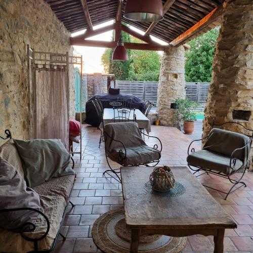 Villa de 3 chambres avec piscine privee jacuzzi et jardin clos a Lussana