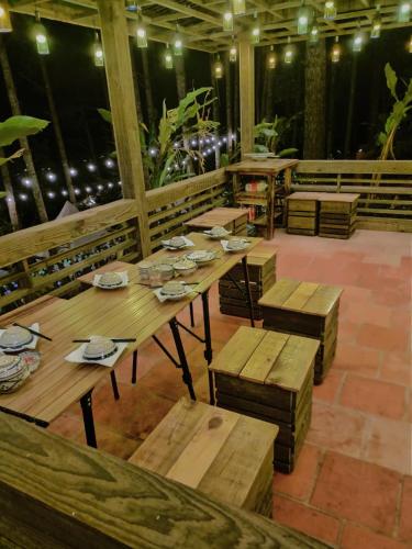 Restaurant, Lavender Glamping and Resorts Dalat near Sculpture Tunnel